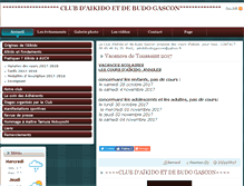Tablet Screenshot of aikidobudogascon.com